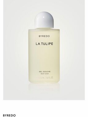 Byredo La Tulipe Body Wash in Soft Yellow with White Cap